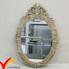 Delicate French Style Decorative Wood Wall Decoration Mirror
